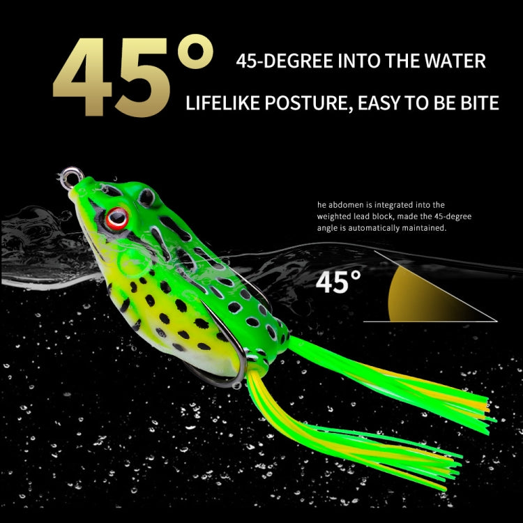 Leurre souple de pêche Thunder Frog, 17,5 g 6,5 cm, 13 g 6 cm, 9 g 5,3 cm, 5 g 4,3 cm
