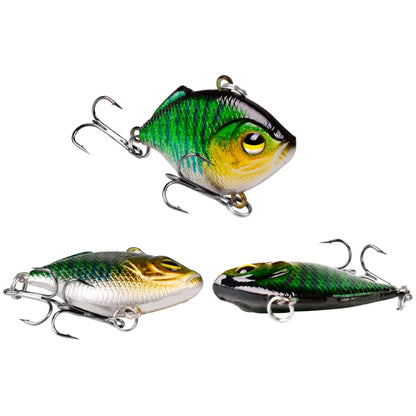 3 PCS PROBEROS DW1044 4.5cm/8.5g Lure Fake Bait Iconic Plastic VIB Hard Bait, DW1044 G, DW1044 H, DW1044 A, DW1044 B, DW1044 C, DW1044 D, DW1044 E, DW1044 F