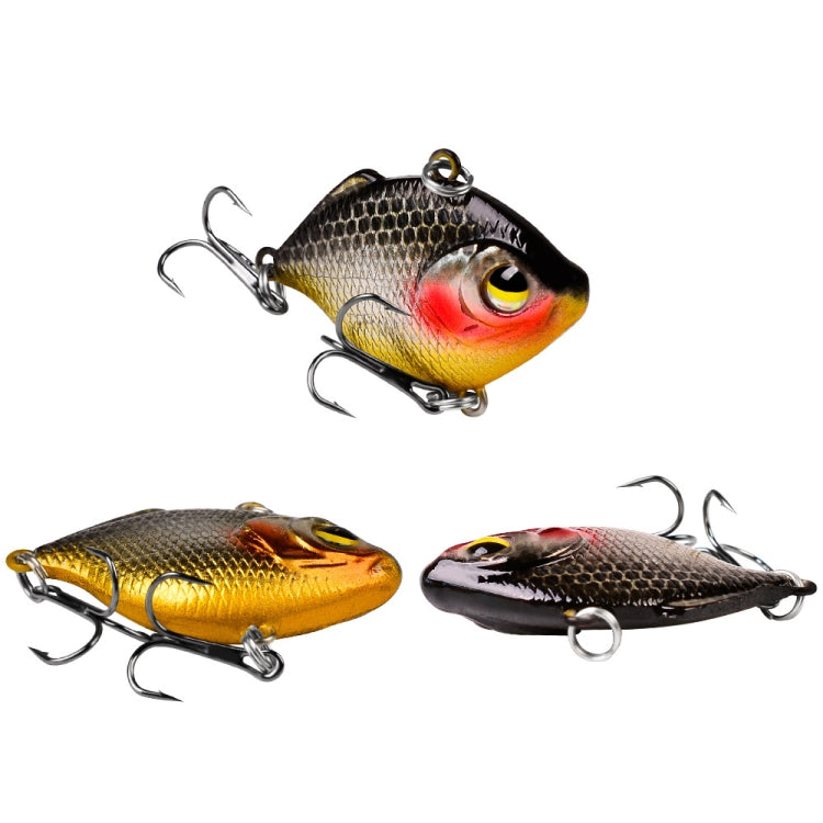 3 PCS PROBEROS DW1044 4.5cm/8.5g Lure Fake Bait Iconic Plastic VIB Hard Bait, DW1044 G, DW1044 H, DW1044 A, DW1044 B, DW1044 C, DW1044 D, DW1044 E, DW1044 F