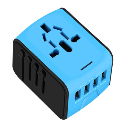 BMAX 199-04U Travel Multifunctional USB Converter 4 USB Universal Socket, BMAX 199-04U Black, BMAX 199-04U Blue