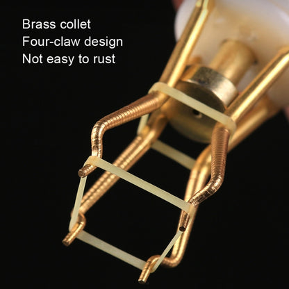 2 PCS KLJ01 Fishing Large Red Worm Clip Rubber Band Ring Particle Bait Clip, Particle Bait