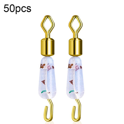 50 PCS Connecteur Anneau Huit En Silicone HS-052, Petit, Moyen, Grand
