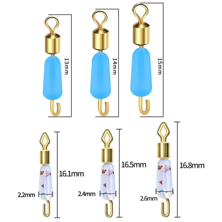 50 PCS Connecteur Anneau Huit En Silicone HS-052, Petit, Moyen, Grand