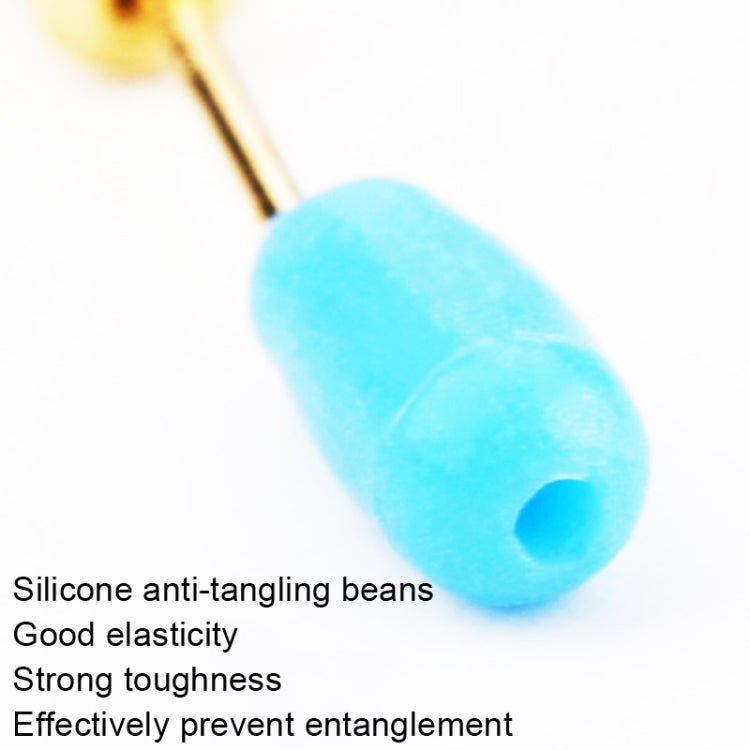 50 PCS Connecteur Anneau Huit En Silicone HS-052, Petit, Moyen, Grand