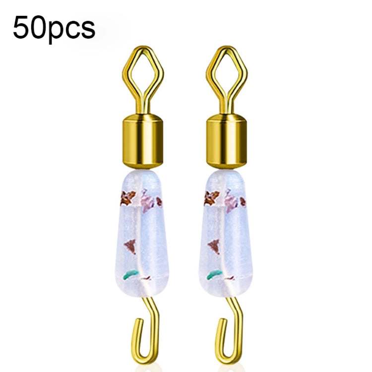 50 PCS Connecteur Anneau Huit En Silicone HS-052, Petit, Moyen, Grand