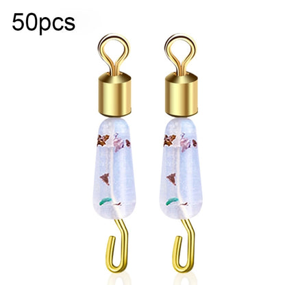 50 PCS Connecteur Anneau Huit En Silicone HS-052, Petit, Moyen, Grand