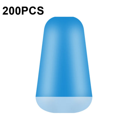 200 pièces DWF01 Silicone Ligne Principale Haricots Anti-emmêlement à 8 Caractères, Taille : Petit 8mm, Moyen 9mm, Grand 10mm
