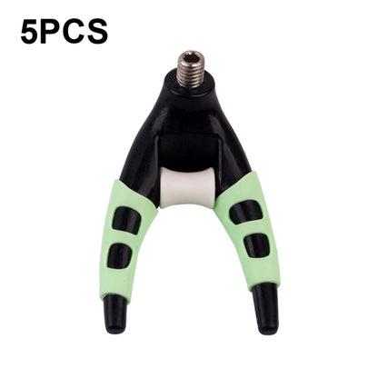 Tête de support de canne à pêche lumineuse détachable en forme de griffe, accessoires de support de tête de canne à pêche, taille : Grande, 5 PETITES pièces, Grande