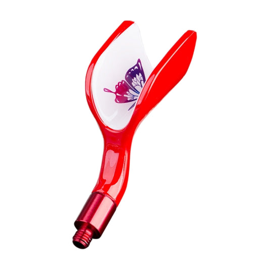 Cabezal de soporte universal antideslizante tipo pico de pato para caña de pescar, rojo, negro