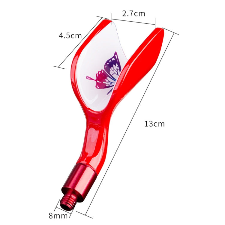 Tête de support de canne à pêche universelle antidérapante type bec de canard, rouge, noir