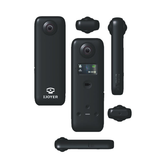 Caméra d'action panoramique 360 anti-tremblement 4K pour cyclisme IJOYER A3S, A3S