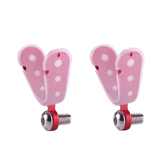 Cabezal de varilla de aleación de aluminio, universal antideslizante, luminoso, para horquilla delantera. Estilo: gris ancho, rojo estrecho, gris estrecho, rojo ancho, gris ancho.