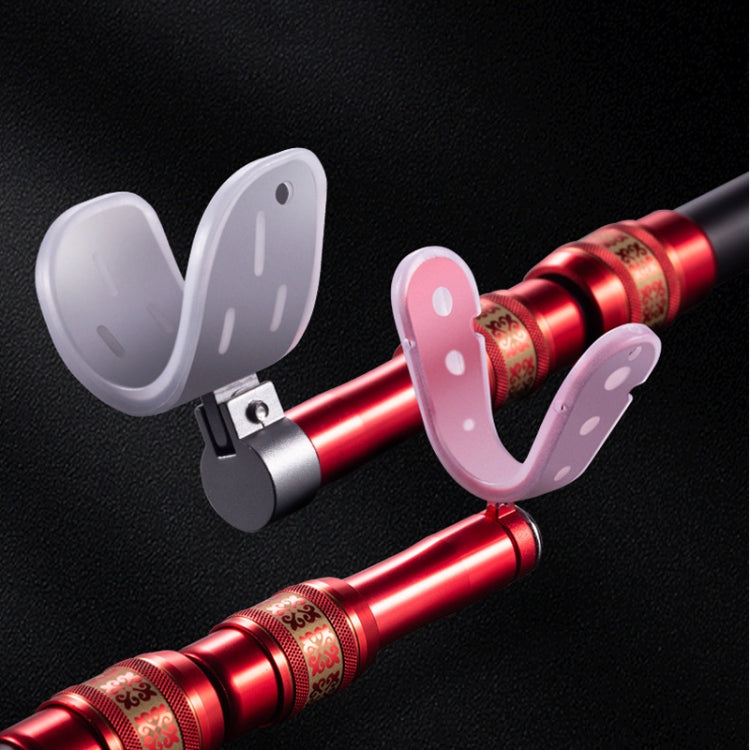 Aluminum Alloy Rod Head Universal Anti-Slip Luminous Front Fork Head, Style: Wide Gray, Narrow Red, Narrow Gray, Wide Red, Wide Gray
