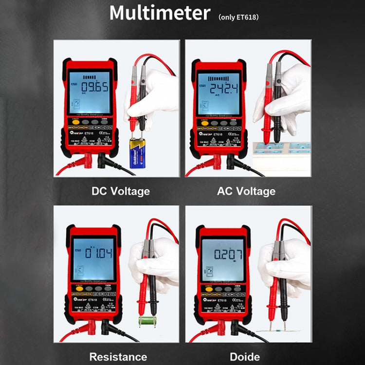 Rechargeable Adjustable Network Cable Tester Wire Tracker POE Cable Tester