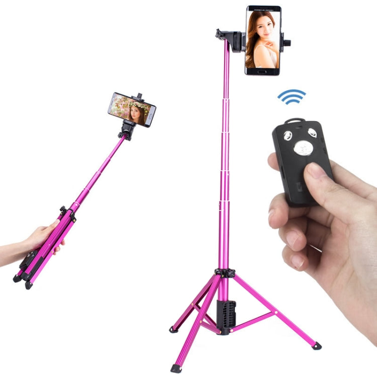 YUNTENG Selfie Stick Tripod Bluetooth Remote Control Camera Stand, 1388 Black, 1688 Black, 1688 Pink)