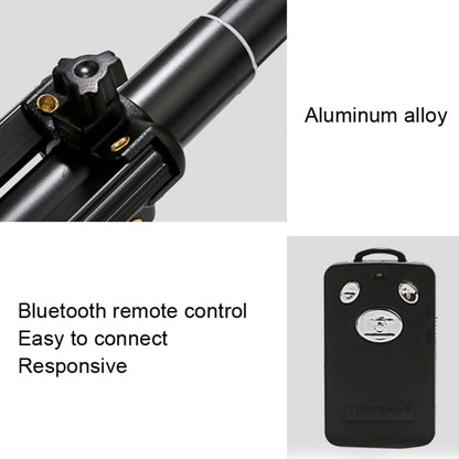 YUNTENG Selfie Stick Tripod Bluetooth Remote Control Camera Stand, 1688 Black, 1688 Pink), 1388 Black