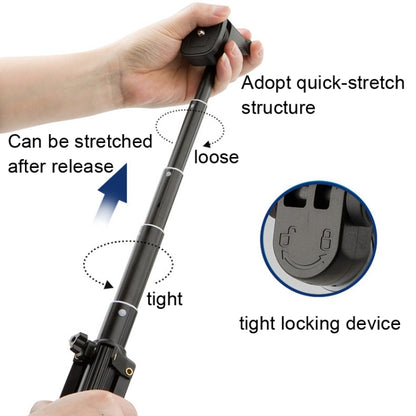 YUNTENG Selfie Stick Tripod Bluetooth Remote Control Camera Stand, 1388 Black, 1688 Black, 1688 Pink)