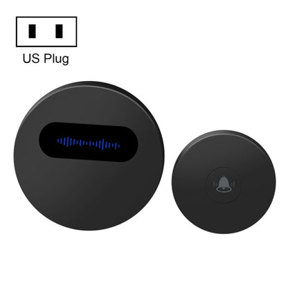 T10-1 1 For 1 Lighting Self-Power Generation Wireless Intelligent Anti -Rainwater Doorbell, T10-1 US Plug White, T10-1 US Plug Black, T10-1 UK Plug White, T10-1 UK Plug Black, T10-1 EU Plug White, T10-1 EU Plug Black