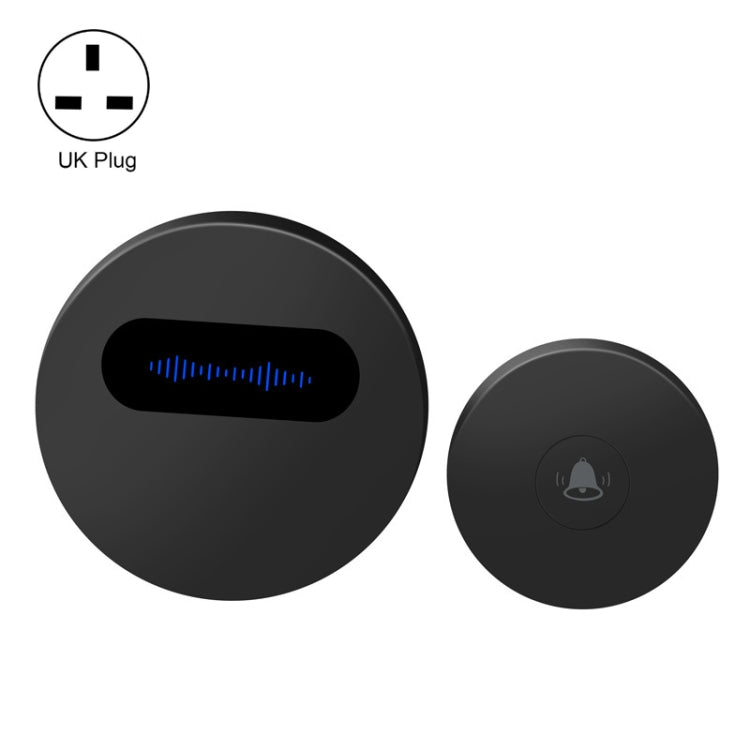 T10-1 1 For 1 Lighting Self-Power Generation Wireless Intelligent Anti -Rainwater Doorbell, T10-1 US Plug White, T10-1 US Plug Black, T10-1 UK Plug White, T10-1 UK Plug Black, T10-1 EU Plug White, T10-1 EU Plug Black