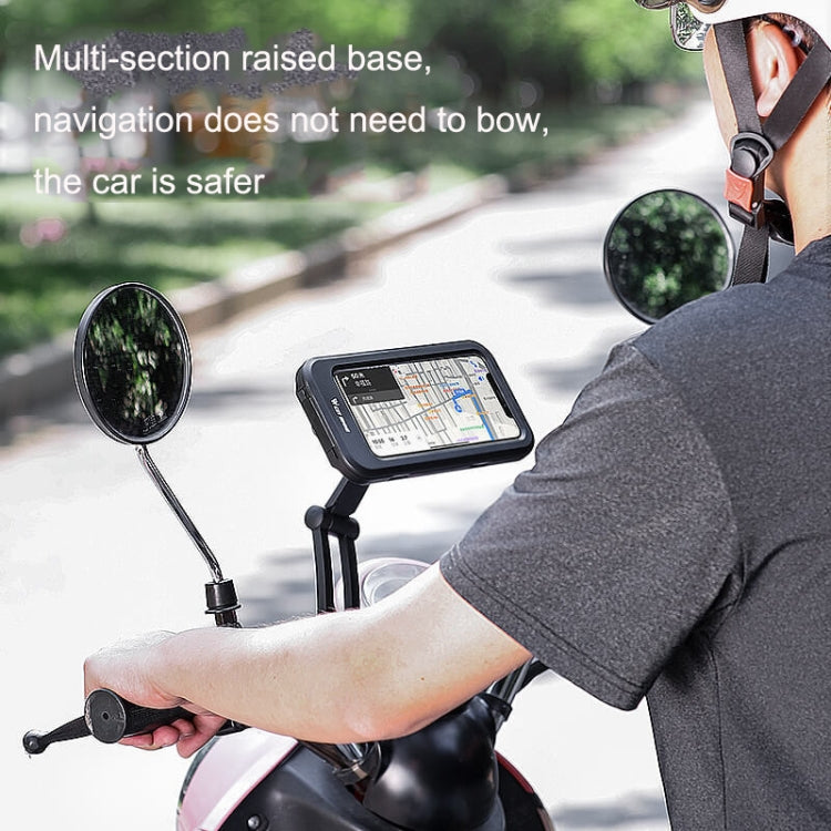 WEST BIKING Bicycle Riding Waterproof and Shockproof Phone Bracket, Style:, Handlebar
