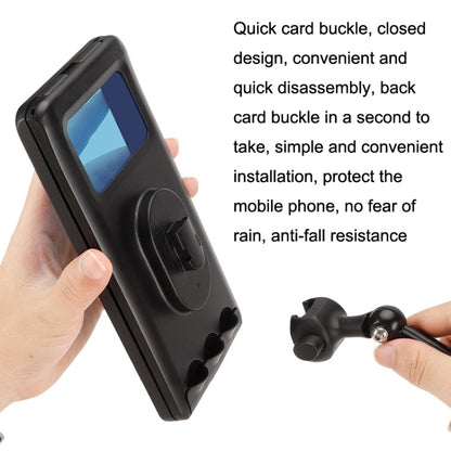 WEST BIKING Mountain Bicycle Riding Shock-proof Fixed Mobile Phone Bracket, Style:, Handlebar, Rearview Mirror