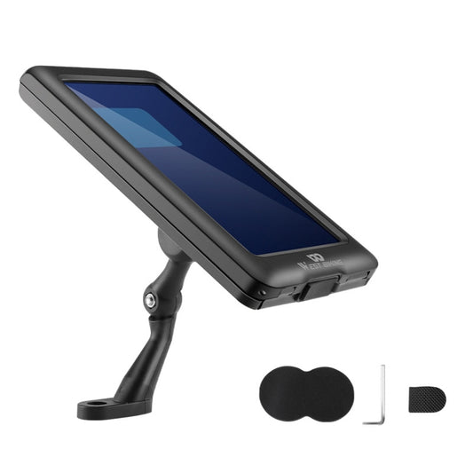 Support de téléphone portable fixe antichoc WEST BIKING pour vélo de montagne, Style :, Guidon, Rétroviseur