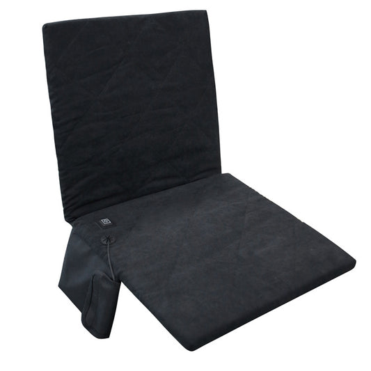 Outdoor Winter Camping Warm USB Heating Cushions With Backrest, With Backrest Black, With Backrest Gray, With Backrest Khaki