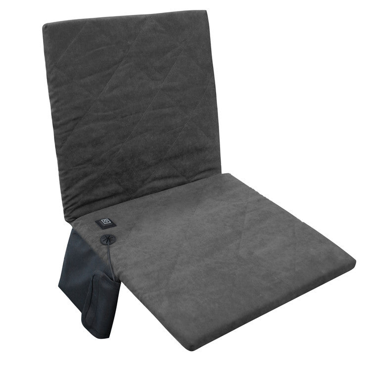 Outdoor Winter Camping Warm USB Heating Cushions With Backrest, With Backrest Black, With Backrest Gray, With Backrest Khaki