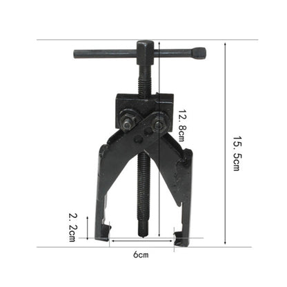Extracteur de roulement à deux griffes en croix, 15,5 cm