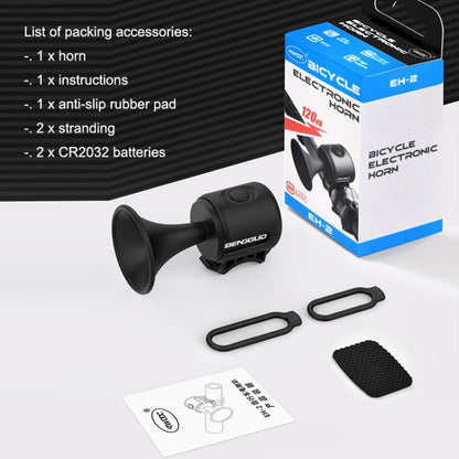 BG-3502 Bicycle Small and Portable Electric Horn Children Car Bell, BG-3502 Electric Horn (Black), BG-3502 Electric Horn (Red), BG-3502 Electric Horn (Blue)