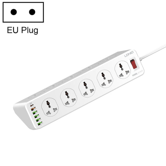 LDNIO SC10610 Prise de charge rapide multifonctionnelle 30 W 10+6 ports pour voyage, maison et bureau, spécifications&nbsp;: prises britanniques, européennes et américaines