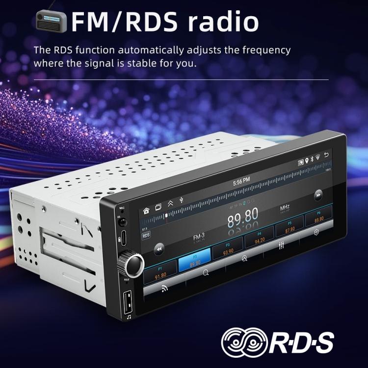 Car Radio Wireless Bluetooth Hands-Free Android Navigation