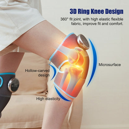 Electric Heating Therapy Knee Warm Knee Pad Brace Massage,Spec:, Single Without Vibration, Double Without Vibration, Single With Vibration