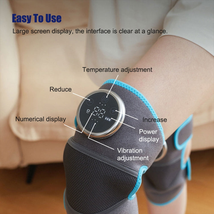 Electric Heating Therapy Knee Warm Knee Pad Brace Massage,Spec:, Single Without Vibration, Double Without Vibration, Single With Vibration