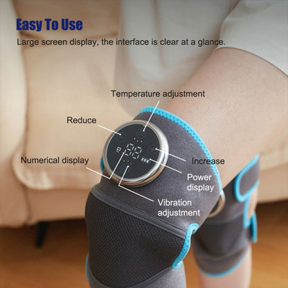 Electric Heating Therapy Knee Warm Knee Pad Brace Massage,Spec:, Single Without Vibration, Double Without Vibration, Single With Vibration