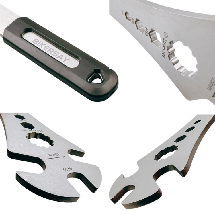 Clé à pédales de vélo multifonctionnelle étendue BIKERRSAY, BT034S