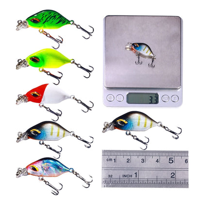 HENGJIA CB070 Leurre Artificiel Plongeant Petit Fatty, HENGJIA CB070 3.8cm 3.3g