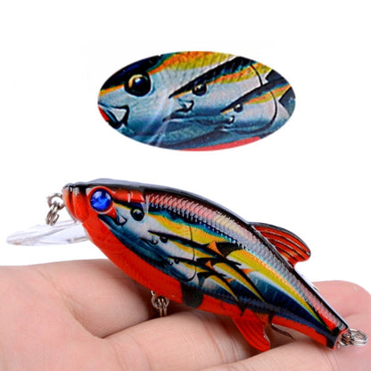 LB72 8cm/10.9g Leurre peint flottant Bionic Leurre à hochet perlé Faux leurre, LB72 3, LB72 1, LB72 2