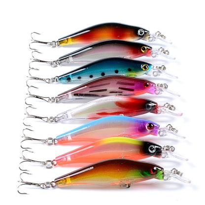 M0137 8 cm/6,3 g Leurre artificiel rigide en plastique bionique, leurre de type poisson nageur coulant, M0137 1, M0137 3, M0137 4, M0137 5, M0137 7, M0137 8