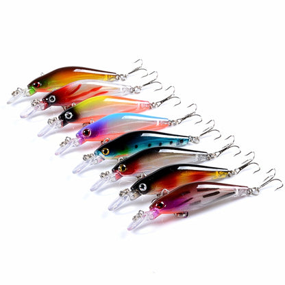 M0137 8 cm/6,3 g Leurre artificiel rigide en plastique bionique, leurre de type poisson nageur coulant, M0137 1, M0137 3, M0137 4, M0137 5, M0137 7, M0137 8