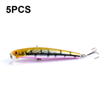 5 PCS M0205 9.6cm/9.8g Minnow Bionic Fake Bait Plastic Floating Hard Bait, M0205 3, M0205 4, M0205 5, M0205 6, M0205 1, M0205 2