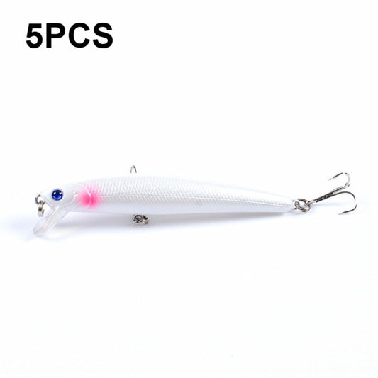 5 PCS M0205 9.6cm/9.8g Minnow Bionic Fake Bait Plastic Floating Hard Bait, M0205 2, M0205 3, M0205 4, M0205 5, M0205 6, M0205 1