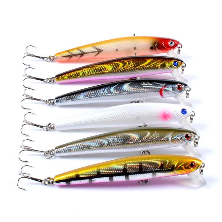 5 PCS M0205 9.6cm/9.8g Minnow Bionic Fake Bait Plastic Floating Hard Bait, M0205 3, M0205 4, M0205 5, M0205 6, M0205 1, M0205 2