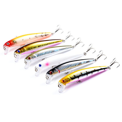5 PCS M0205 9.6cm/9.8g Minnow Bionic Fake Bait Plastic Floating Hard Bait, M0205 3, M0205 4, M0205 5, M0205 6, M0205 1, M0205 2