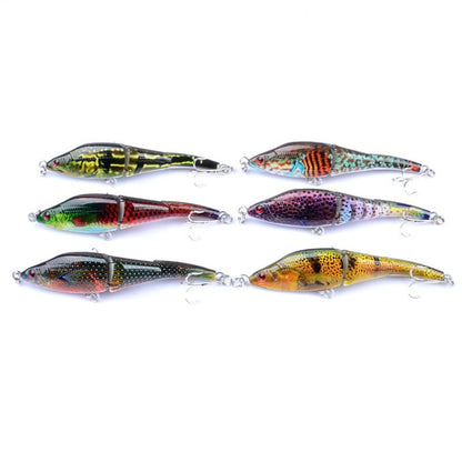 LB22 9.5cm/8.9g Multi-section VIB Plastic Hard Lures Painted Bionic Lures, LB22 1, LB22 2, LB22 3, LB22 4, LB22 5, LB22 6