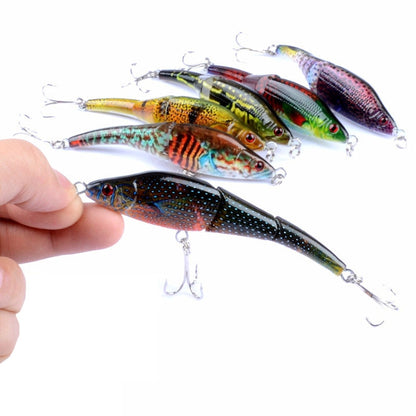 LB22 9.5cm/8.9g Multi-section VIB Plastic Hard Lures Painted Bionic Lures, LB22 1, LB22 2, LB22 3, LB22 4, LB22 5, LB22 6