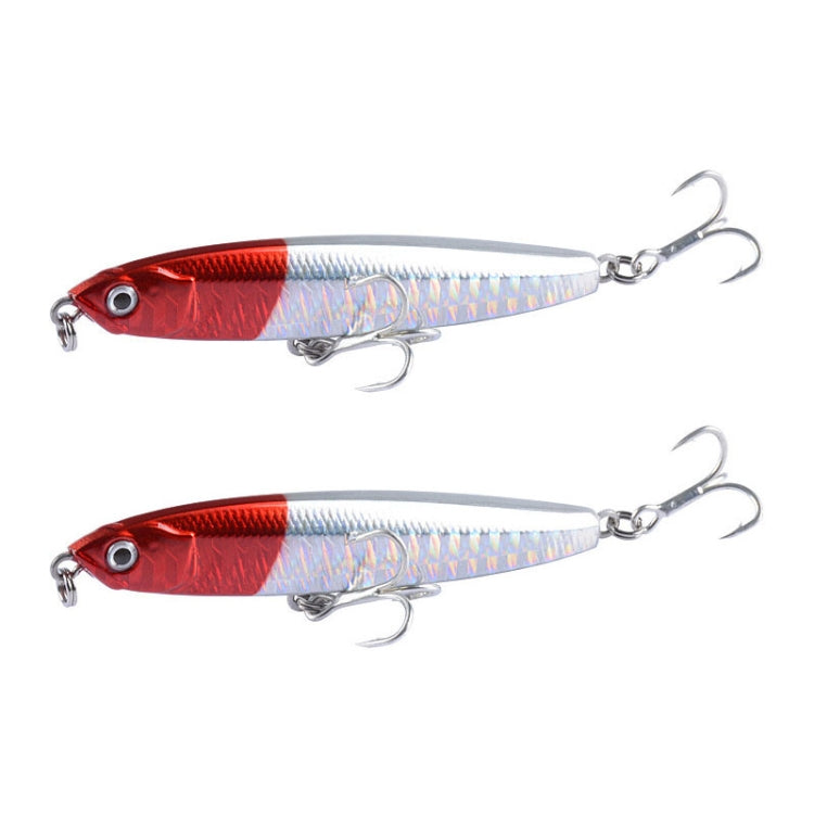 2 leurres durs CH79, coulants, à lancer loin, forme crayon, Spécifications : 10,4 cm 18 g