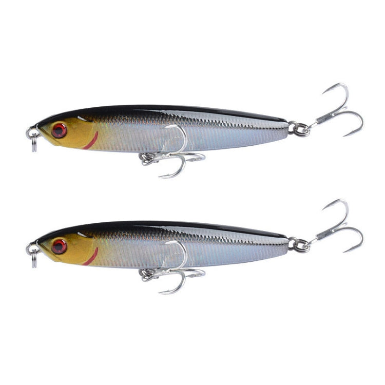 2 leurres durs CH79, coulants, à lancer loin, forme crayon, Spécifications : 10,4 cm 18 g