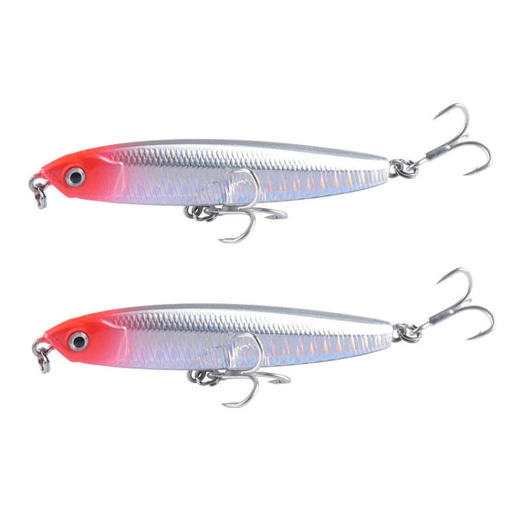 2 leurres durs CH79, coulants, à lancer loin, forme crayon, Spécifications : 10,4 cm 18 g