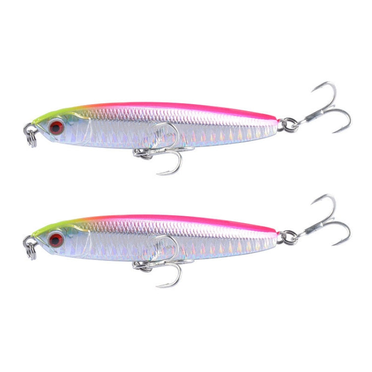 2 leurres durs CH79, coulants, à lancer loin, forme crayon, Spécifications : 10,4 cm 18 g